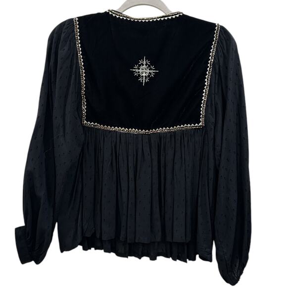 NWT Anthropologie Velvet by Graham & Spencer Beaded Jacket - Picture 5 of 7